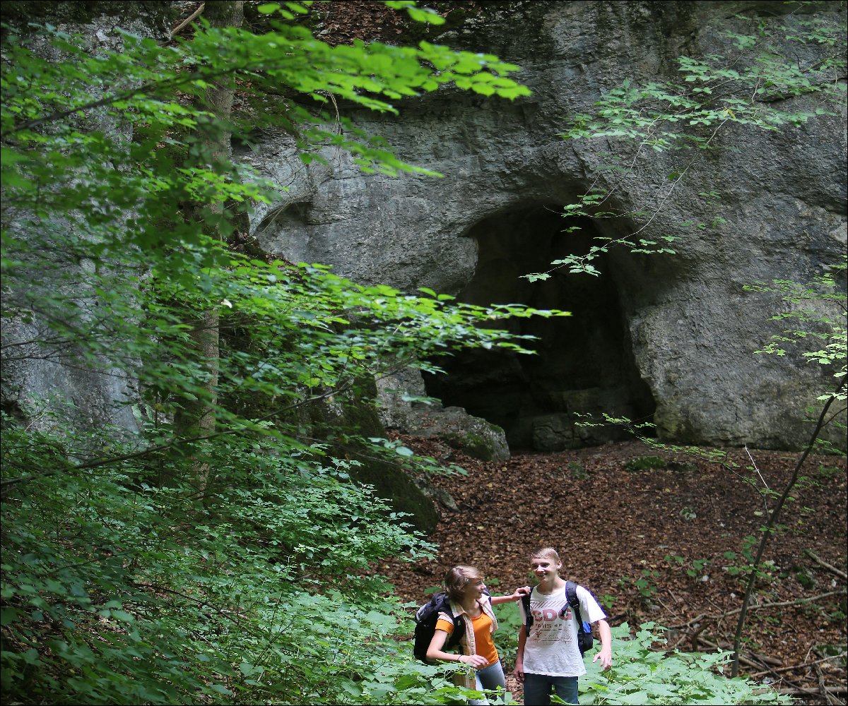 Wassersteinhöhle am Hochbergsteig
