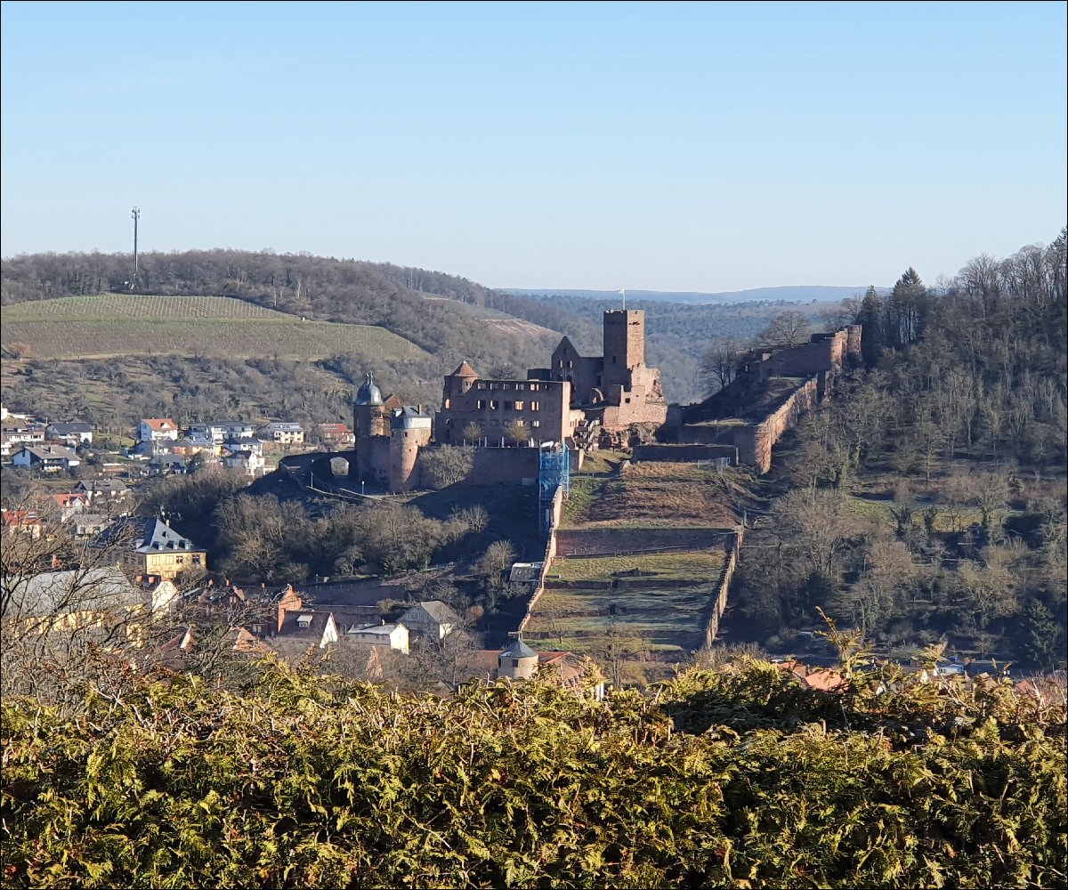 Panoramablick auf die Burg