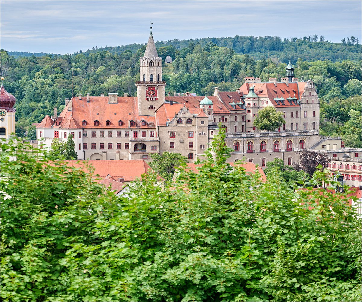 Blick auf das Hohenzollernschloss