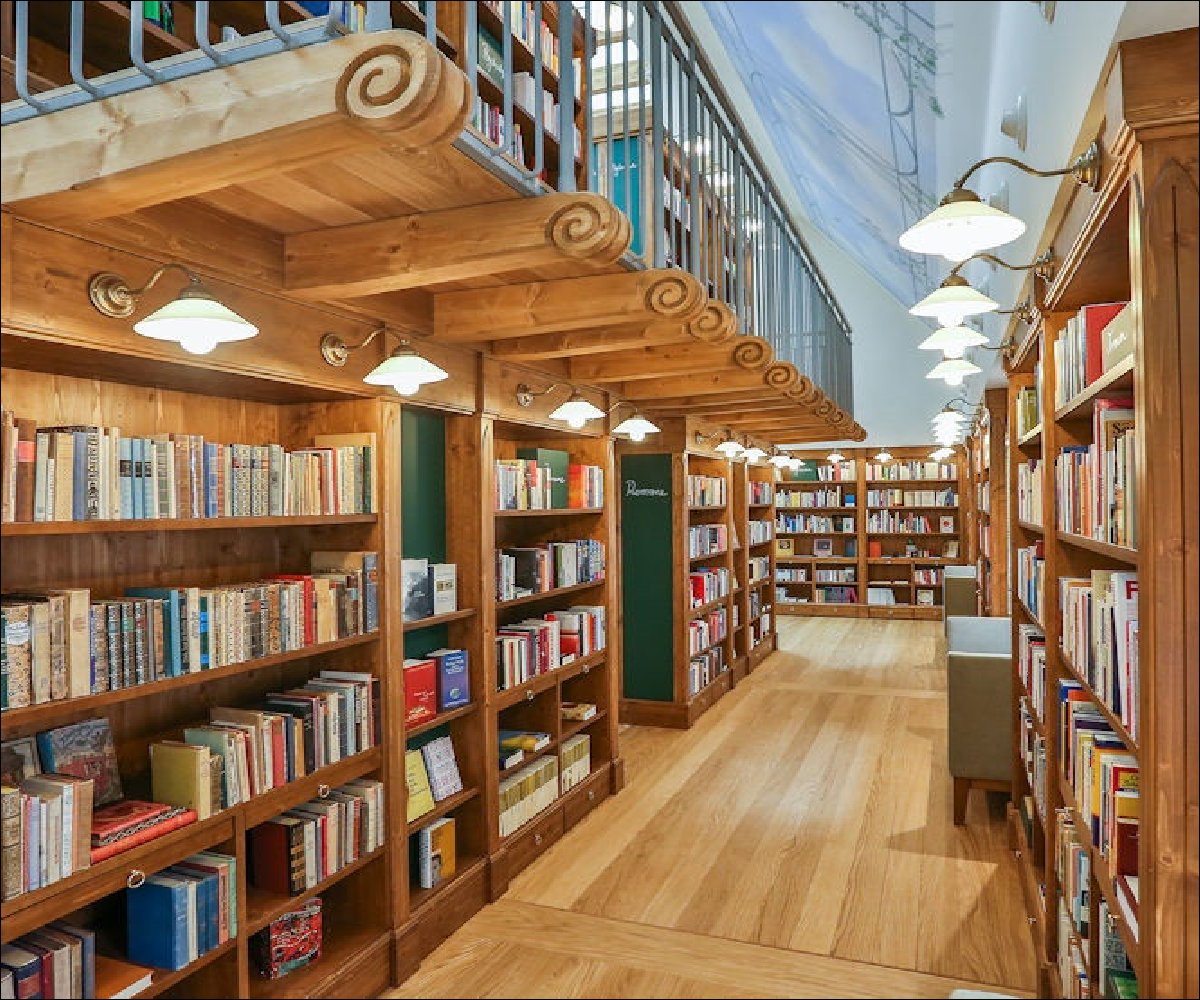 Kulturhaus Würth Blick in die Bibliothek Frau Holle c Würth