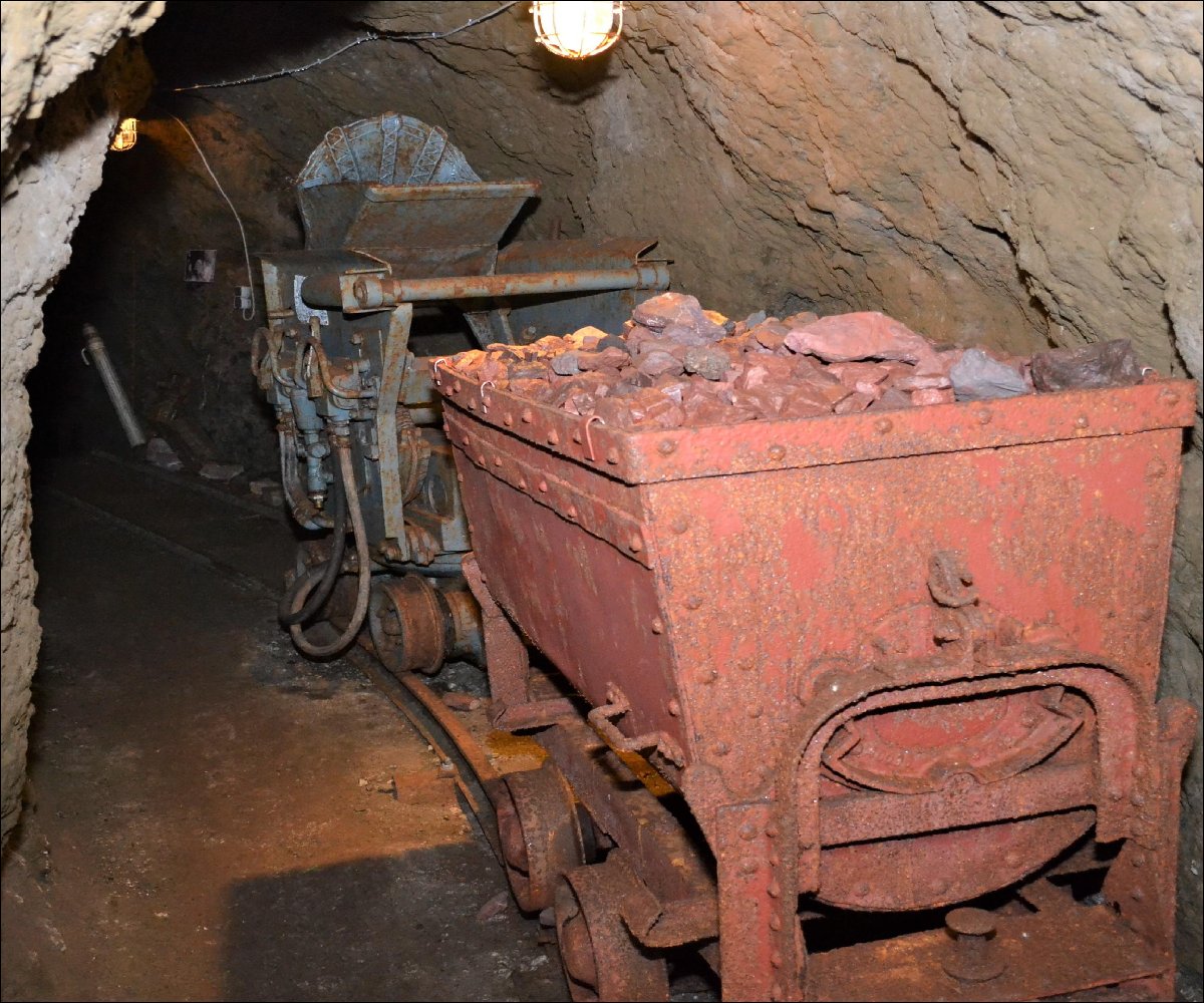 Bergbau Bunker Innenansicht