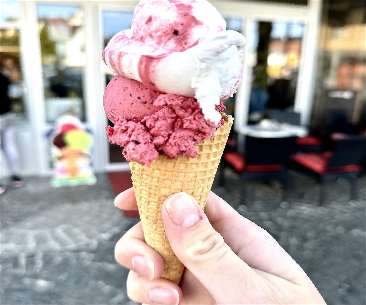 Eis essen in Gladenbach