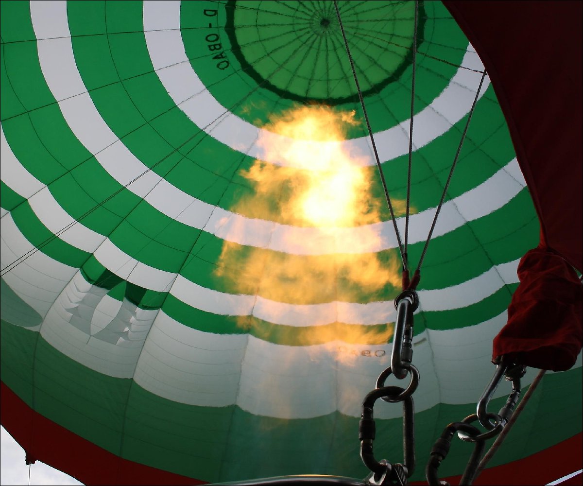 Brenner Heißluftballon