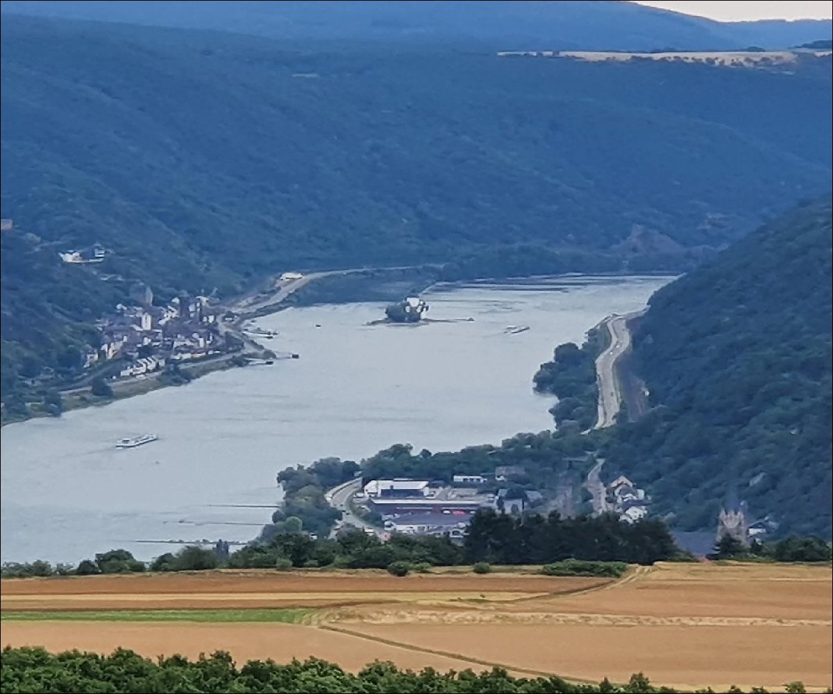 Aussicht aufs Rheintal