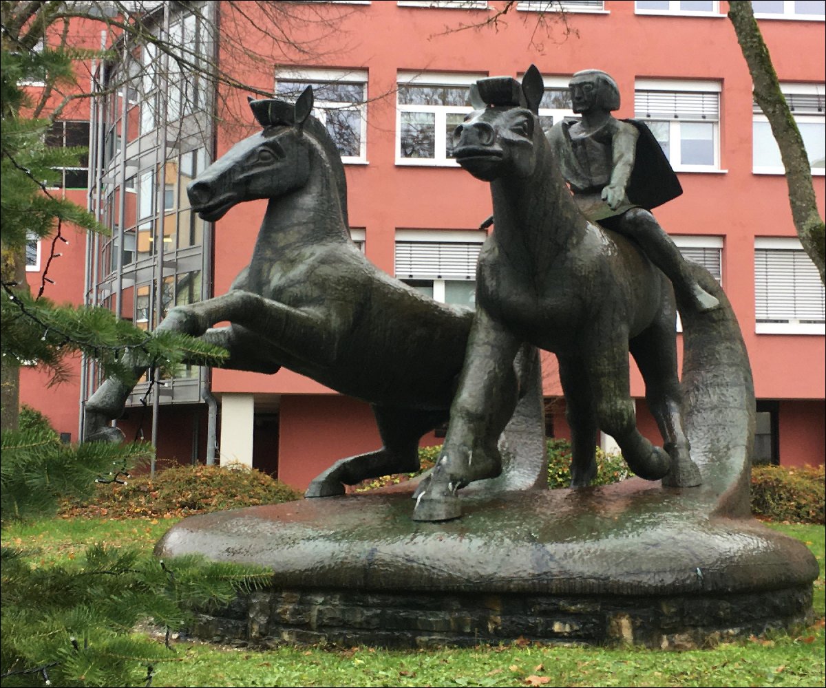 Treverer-Pferde in Bitburg Kreisverwaltung