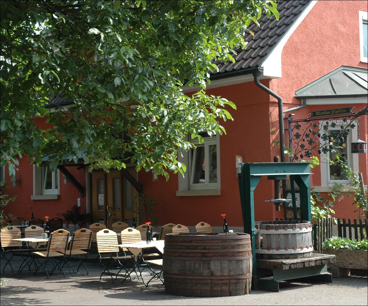 DSGVO NT Gundelsheim Weinbau Pavillon Au enansicht Restaurant WEB