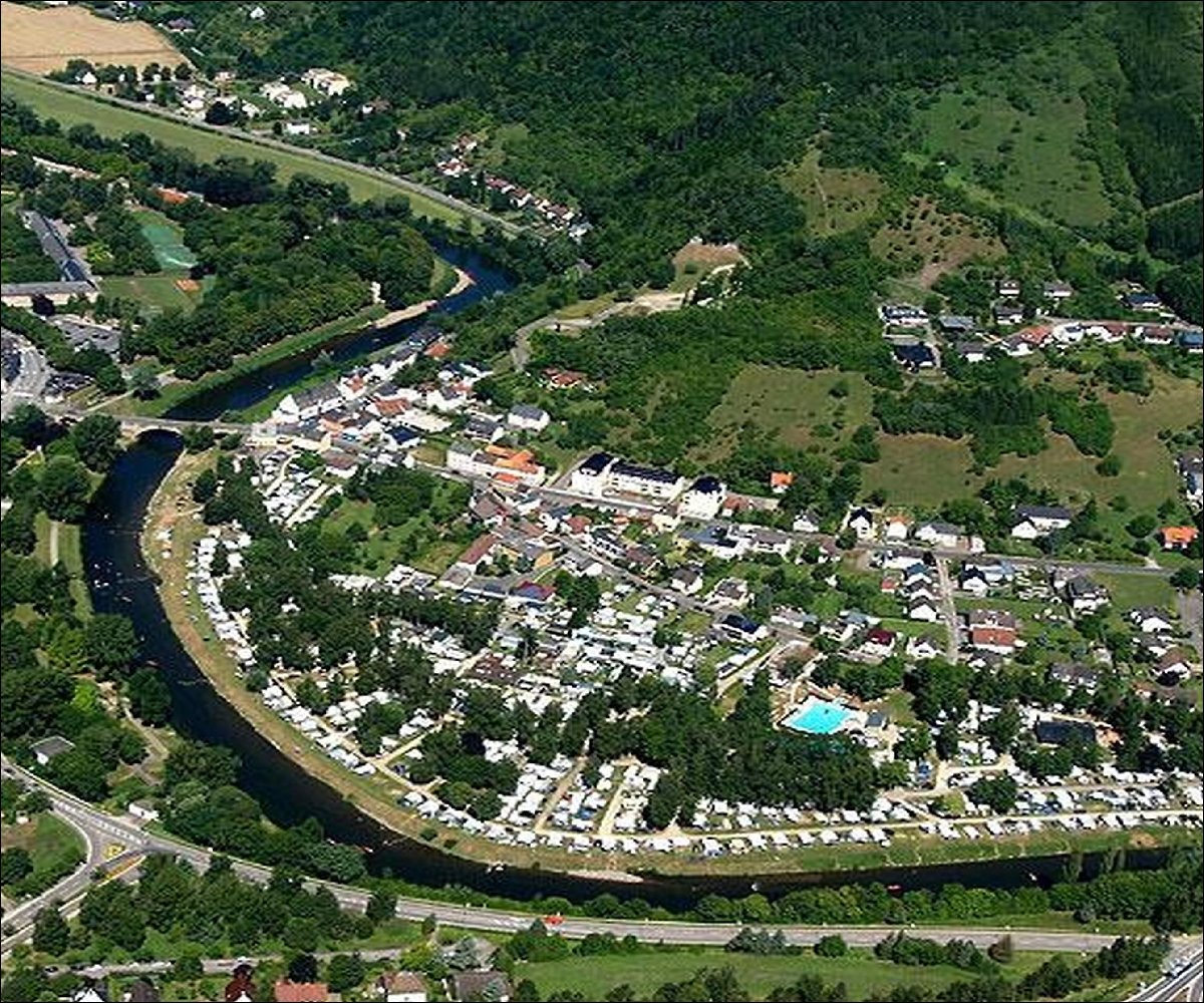 Luftbild Camping Echternacherbrück