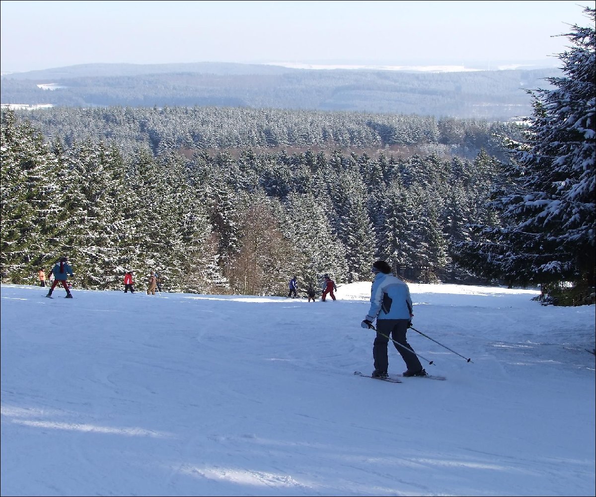 Wintersport am Schwarzen Mann