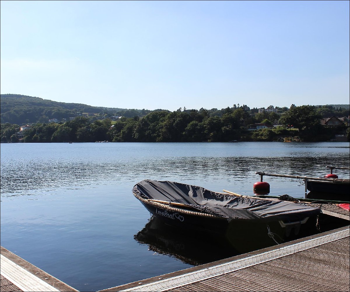 Bootsanleger am Staubecken