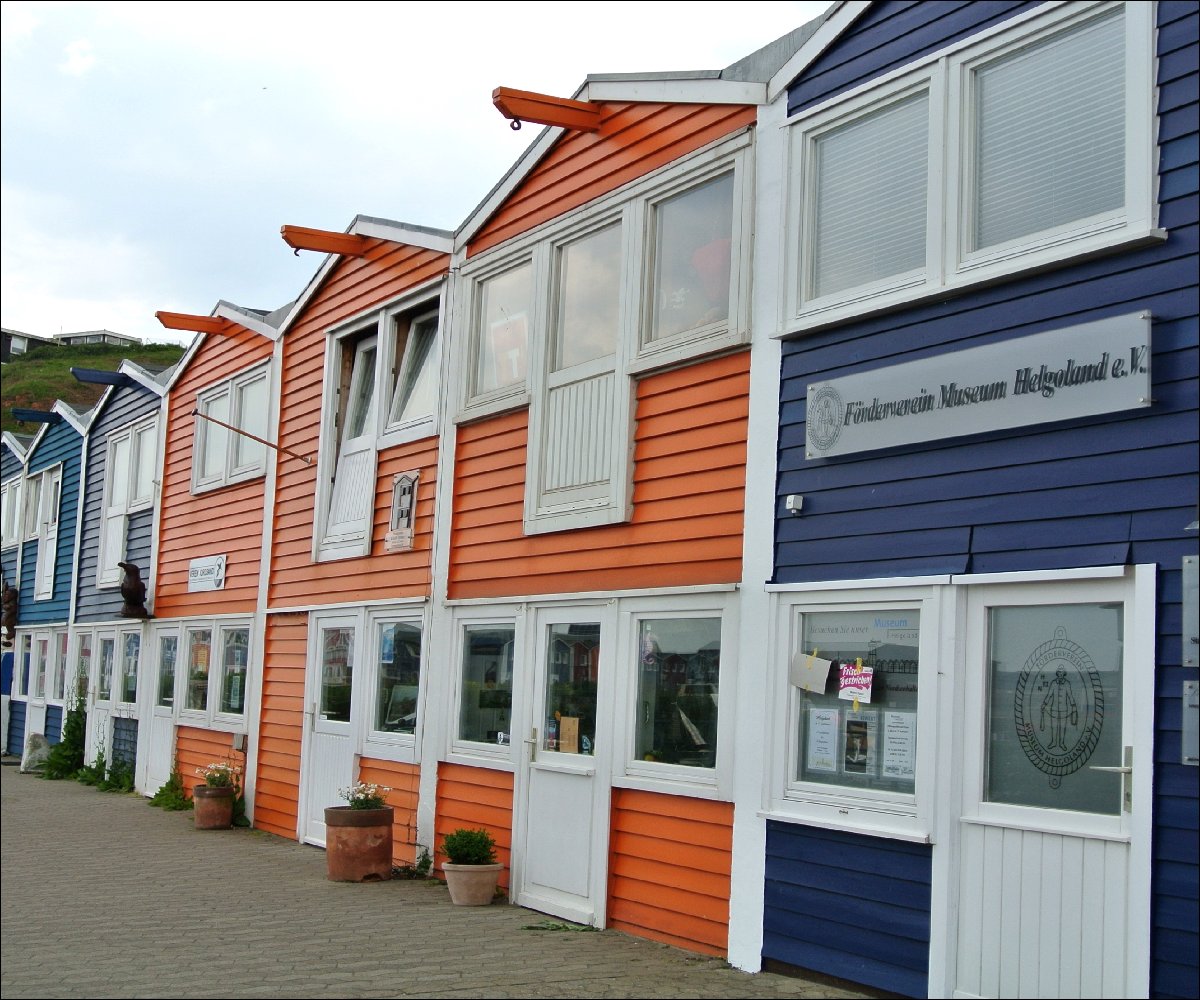 Hummerbuden auf Helgoland