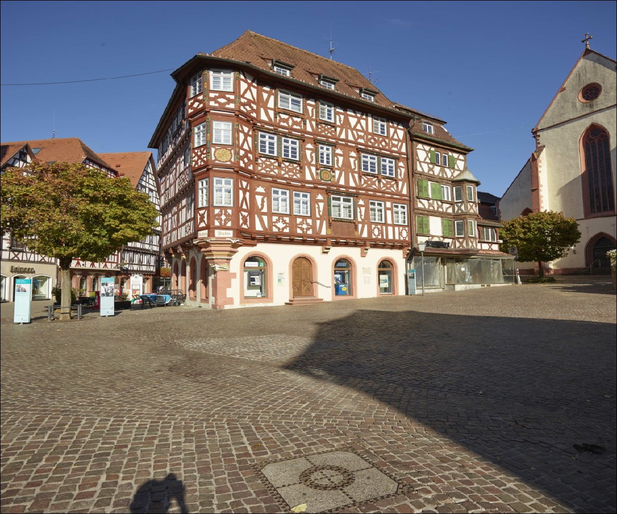 Mosbach Rathaus Turm AltstadtCF016262
