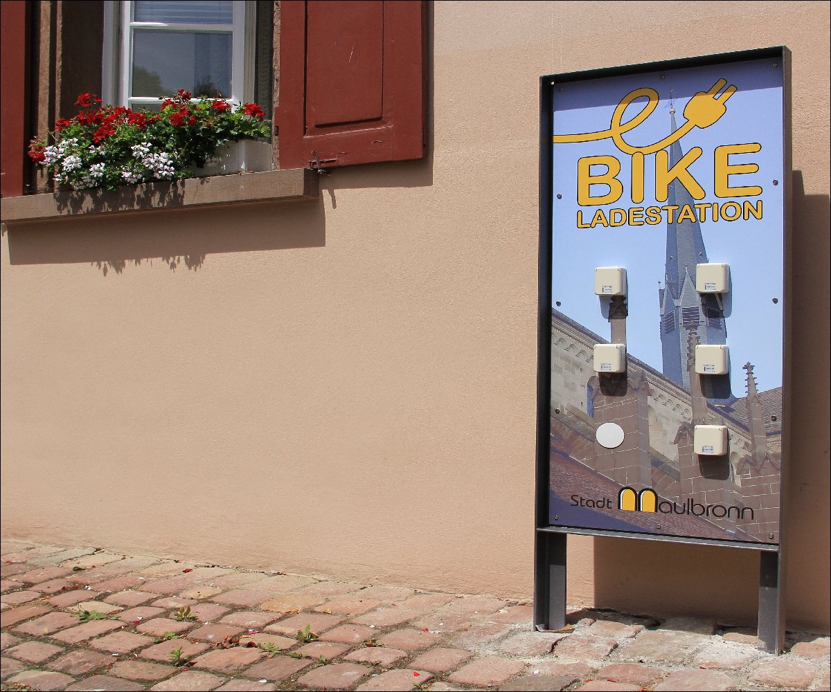 E-Bike Ladestation am Rathaus Maulbronn