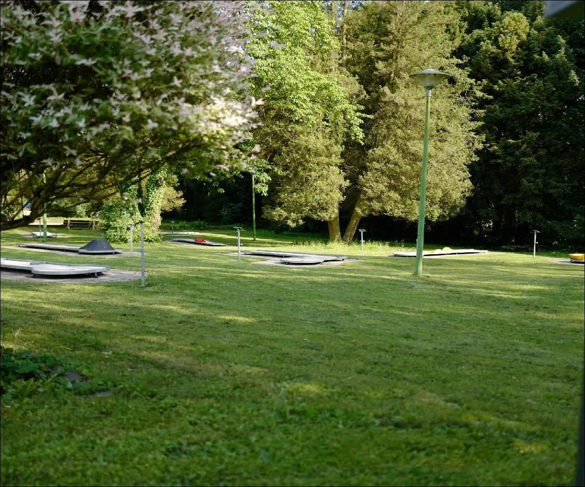 Minigolfanlage im Burggarten