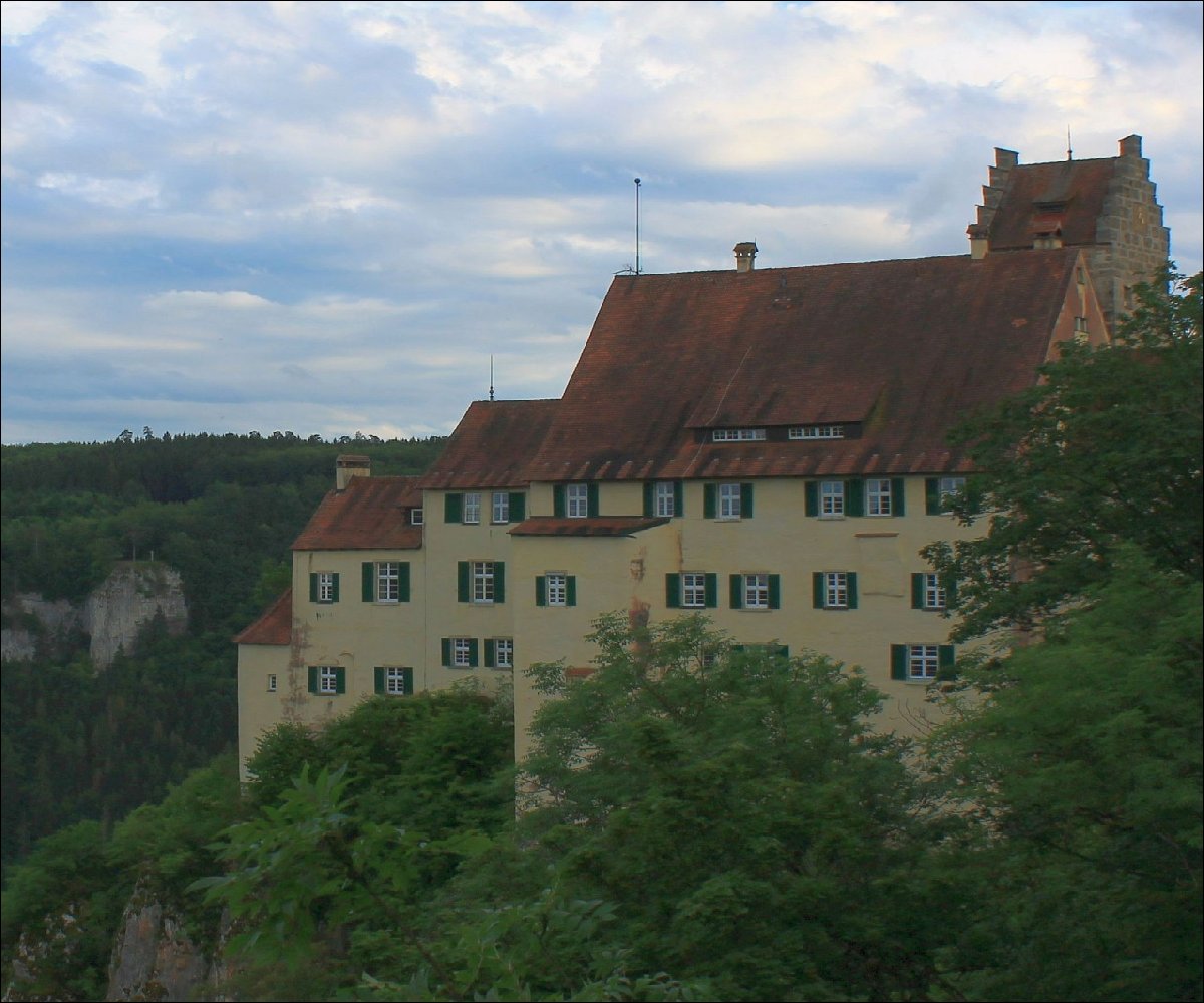 Rundweg Donautal Schwenningen Schloss Werenwag vom AP