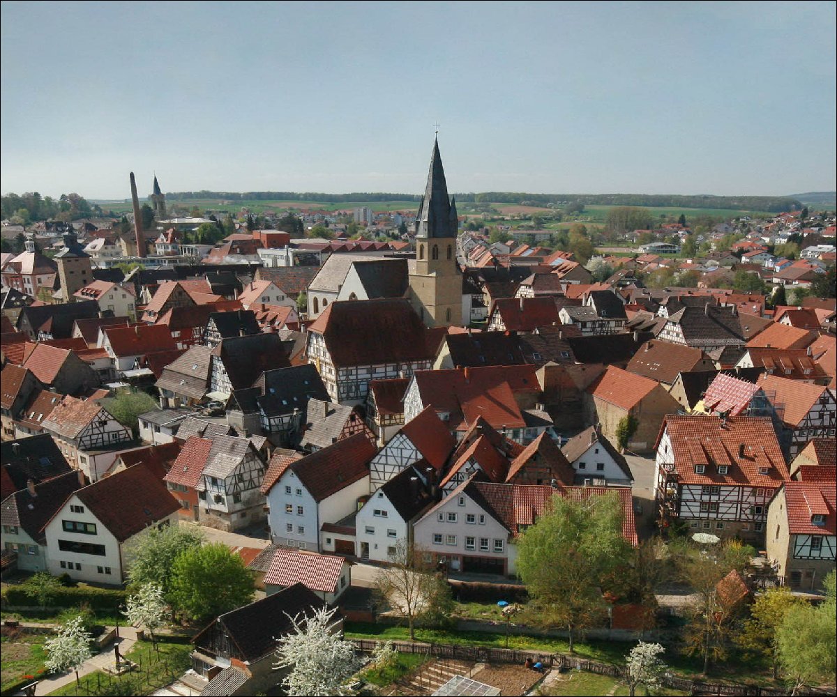 Eppingen, Altstadt (Luftbild)