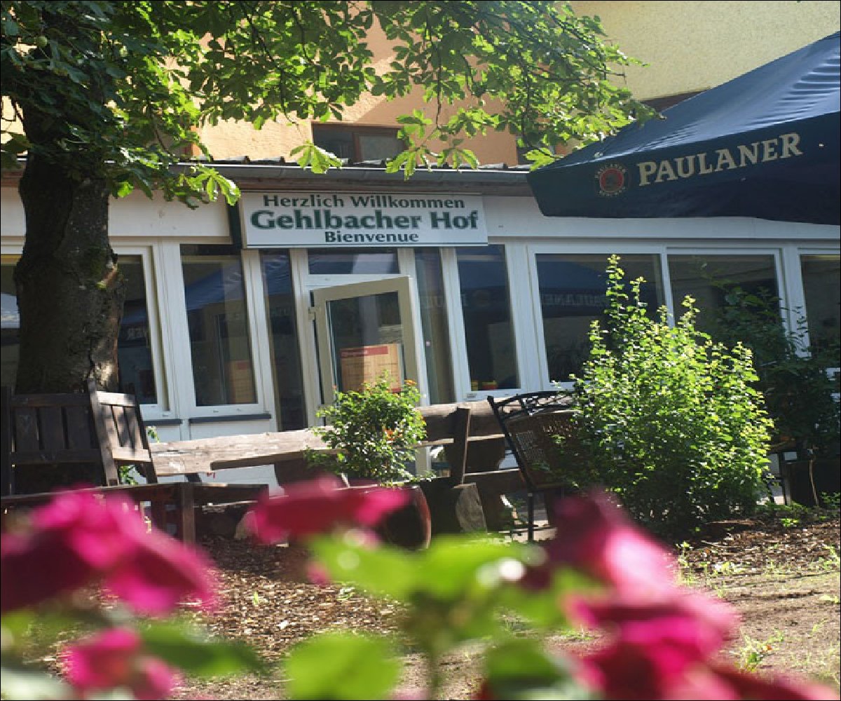 Biergarten des Gehlbacherhofs in Kleinblittersdorf
